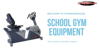 School Gym Equipment