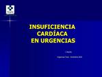 INSUFICIENCIA CARD ACA EN URGENCIAS
