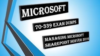 Pass Microsoft 70-339 Exams with Exam4Help.com Study Tips With 100% Pass Assurance