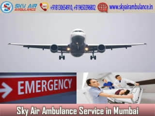 Pick Air Ambulance in Mumbai with Hi-class Cure
