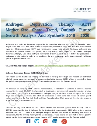 Androgen Deprivation Therapy (ADT) Market Research On Trends to 2026