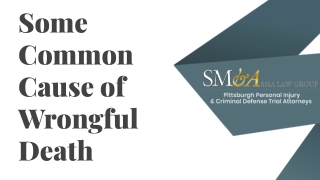 Some Common Cause of Wrongful Death