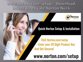 www.norton.com/setup – Download, Install & Activate Norton Nu16