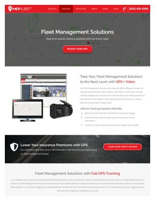 Fleet Management Solutions - HD Fleet