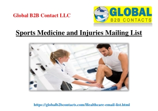 Sports Medicine and Injuries Mailing List