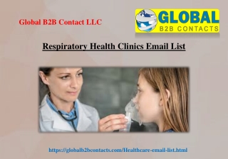 Respiratory Health Clinics Email List