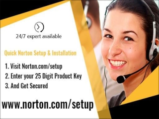 Norton.com/setup - Enter your Product Key - www.norton.com/setup