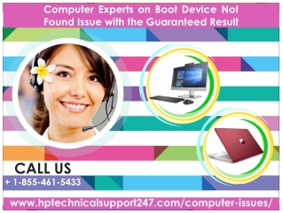 Get Expert Professional Help for Boot Device Not Found Issue