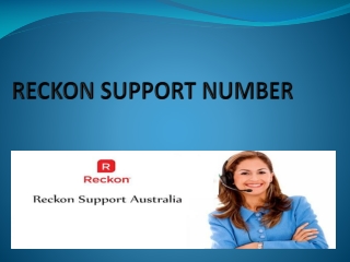 Reckon Support Number