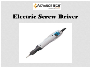 Best ELECTRIC SCREW DRIVER