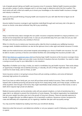 Your Best Guide To Health Insurance Achievement In This Time. The Most Effective Suggestions Available!