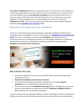 Fix 1800(993)4190 QuickBooks Error 3371 Status code 11118