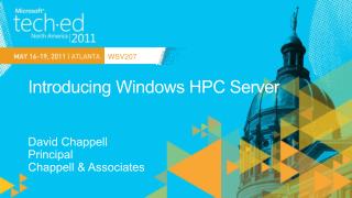 Introducing Windows HPC Server