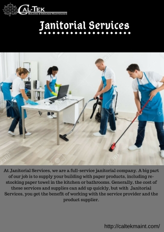 Janitorial Services