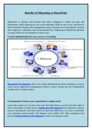 Benefits of Migrating to SharePoint