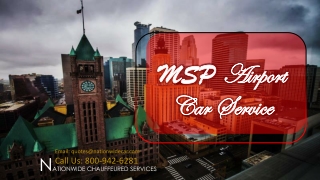 MSP Airport Car Service