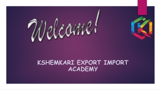 Export Import Training In Ahmedabad - Kshemkari Export Import Academy