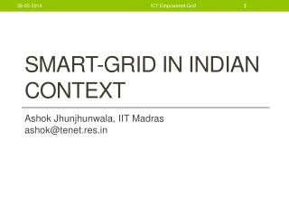 Smart-Grid in Indian Context