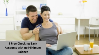 3 Free Checking Bank Accounts with no Minimum Balance - Panda CashBack