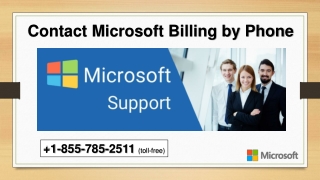 Contact Microsoft Billing by Phone