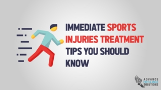 Immediate Sports Injuries Treatment Tips You Should Know