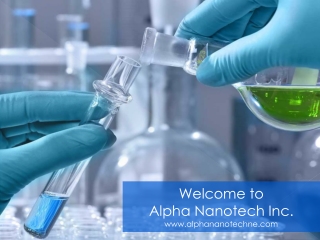 Welcome to Alpha Nanotech Inc.