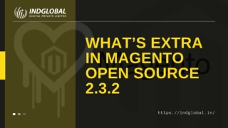 WHAT’S EXTRA IN MAGENTO OPEN SOURCE 2.3.2