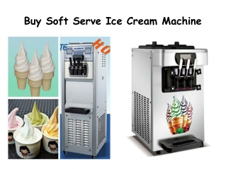 Buy Soft Serve Ice Cream Machine