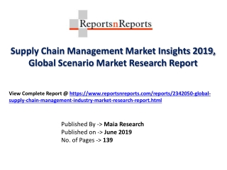 Global Supply Chain Management Industry with a focus on the Chinese Market