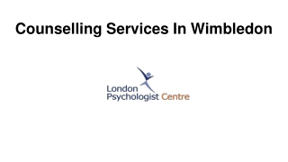 Best Counselling Services In Wimbledon