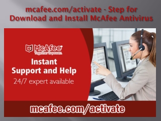 mcafee.com/activate - Step for Download and Install McAfee Antivirus