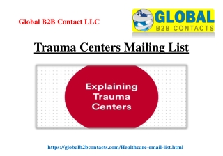 Trauma Centers Mailing List