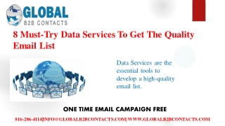 8 Must-Try Data Services To Get The Quality Email List