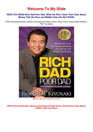 Rich Dad Poor Dad: What the Rich Teach Their Kids About Money That the Poor and Middle Class Do Not! [PDF]