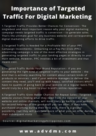 Importance of Targeted Traffic For Digital Marketing