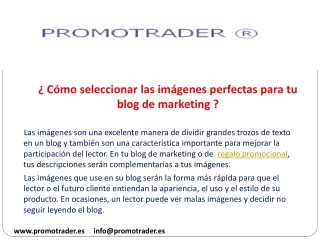 ¿ Cómo seleccionar las imágenes perfectas para tu blog de marketing ?