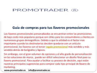 Guia de compras para tus llaveros promocionales