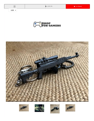 SKS PUBG Key Chain 7.62mm Bullet Weapon Model