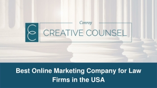 Best Online Marketing Company for Law Firms in the USA