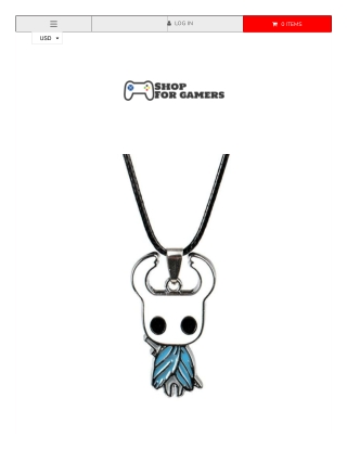 Hollow Knight Protagonist Necklace