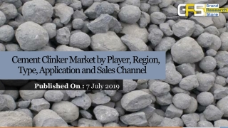  Cement clinker market