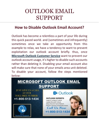 OUTLOOK EMAIL SUPPORT