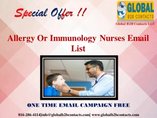 Allergy Or Immunology Nurses Email List