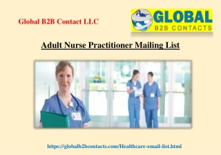 Adult Nurse Practitioner Mailing List