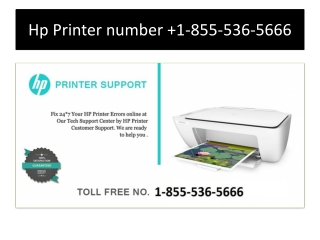 Hp Printer Contact Number 1-855-536-5666