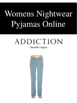 Womens Nightwear Pyjamas Online