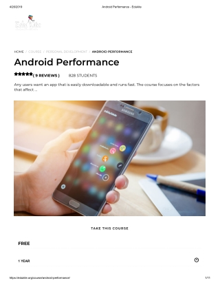 Android Performance - Edukite