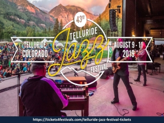 Discount Telluride Jazz Festival Tickets