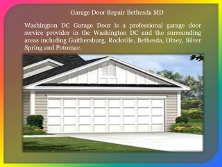 Garage Door Repair Bethesda MD