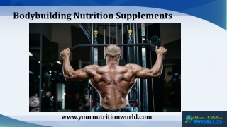 Bodybuilding Nutrition Supplements